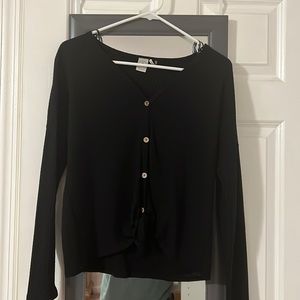 Black long sleeve shirt